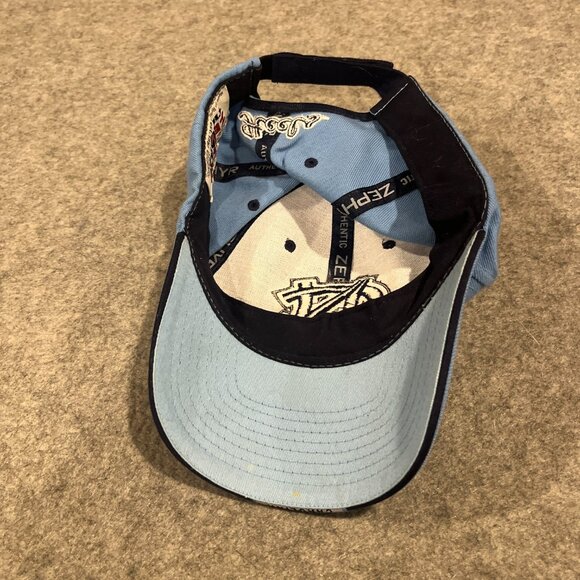 Vintage UNC University Of North Carolina Hat Adjustable Strapback Tarheels Blue - Picture 5 of 7